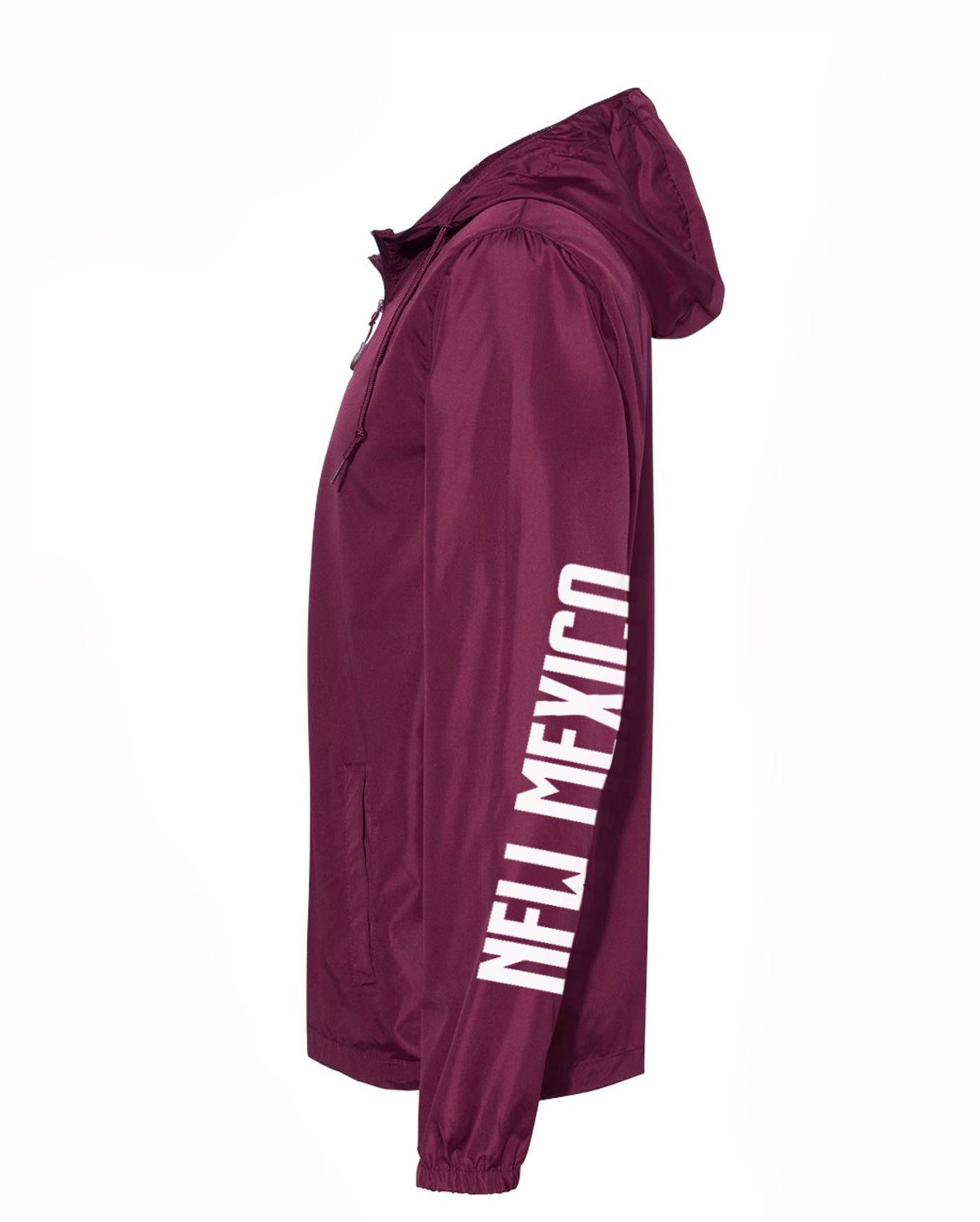 Burgundy windbreaker hotsell