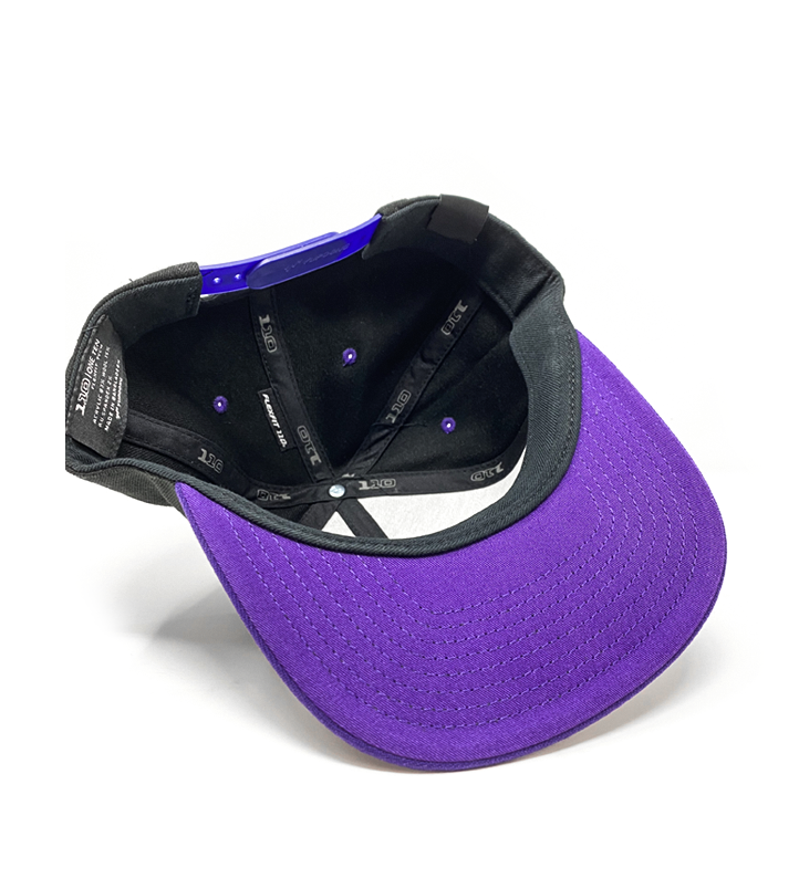 Purple/Black Flexfit Snapback