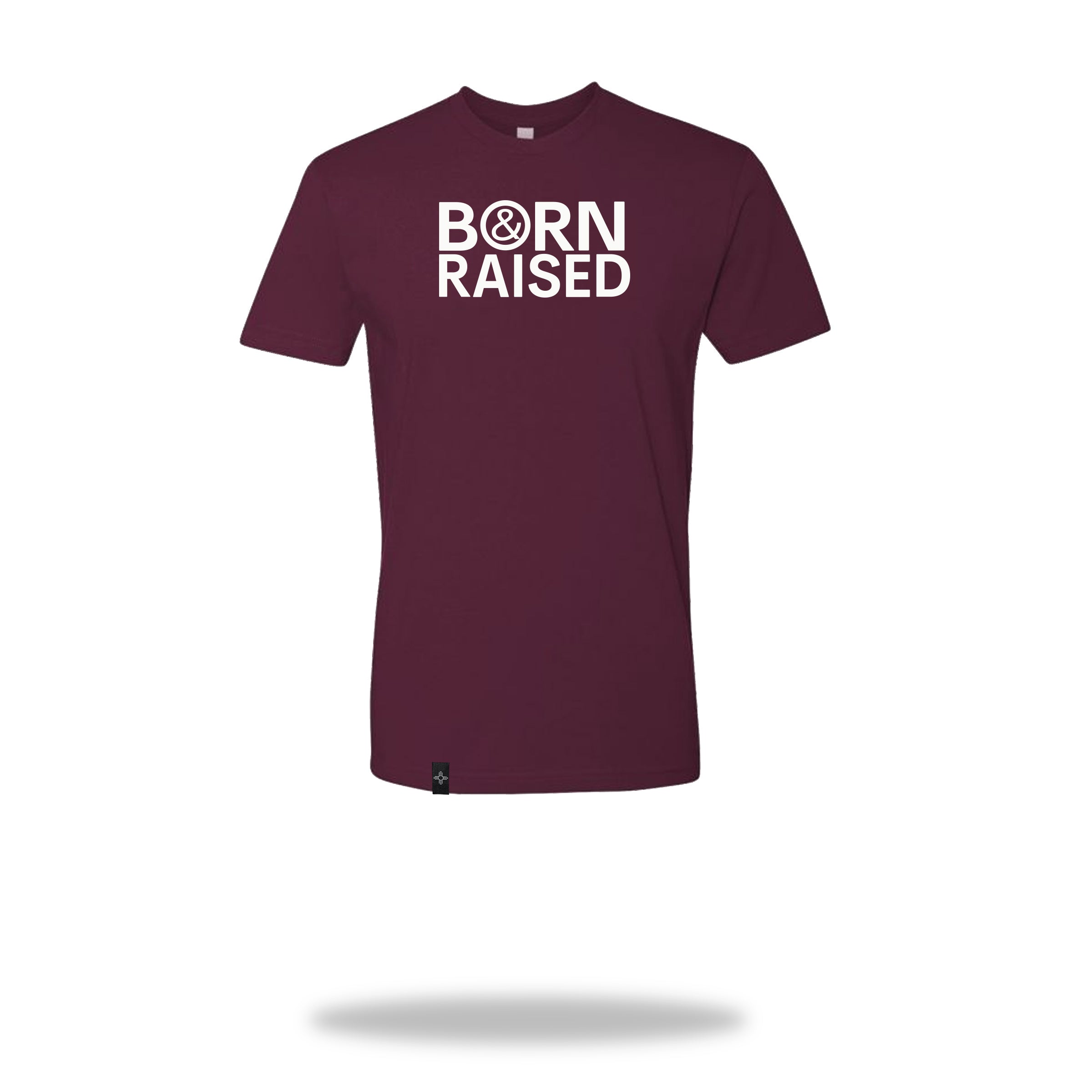 Maroon Born & Raised Unisex T-Shirt